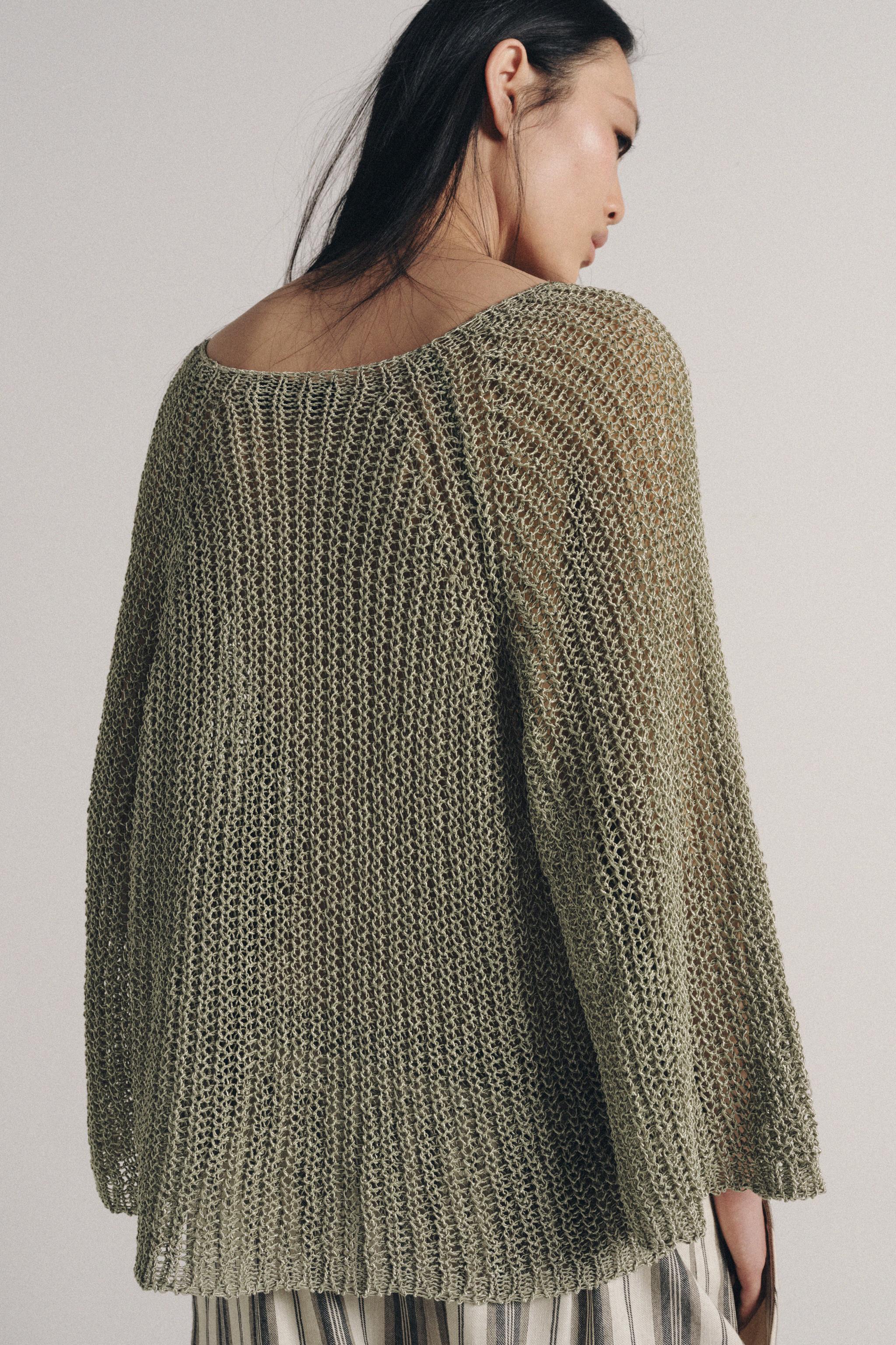 OPENWORK KNIT JUMPER